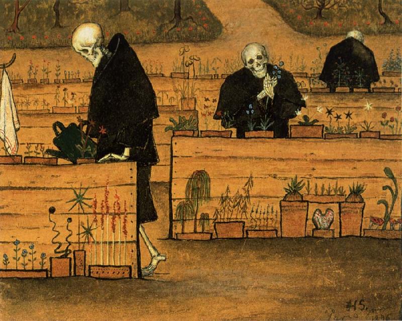 In the Garden of Death, Hugo Simberg